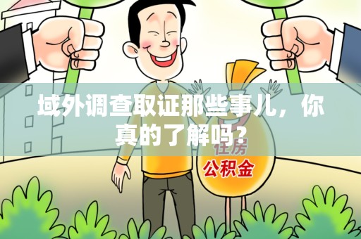 上犹域外调查取证那些事儿，你真的了解吗？