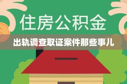 上犹出轨调查取证案件那些事儿